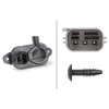 HELLA 6PP 009 409-271 Sensor, exhaust pressure - 3-pin connector