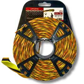 Gardazon Trimmer Line 3 mm Twist, 62 m - Highly Resistant & Low Noise - Durable Mowing Line for Grass Trimmers, Brush Cutters & Brush Cutters, Heat and Abrasion Resistant