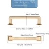 Coinkoly 10 Pack 3-3/4"(96mm) Brushed Gold Cabinet Pulls Kitchen Cabinet