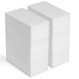16x8x2cm 20PCS (32 Small Pieces of Each Pack) Melamine Sponge Magic Eraser Sponge in Bulk Small Cleaner Pads Melamine Pads for Dishes Cleaning Eraser for Kitchen, Bathroom, Toilet