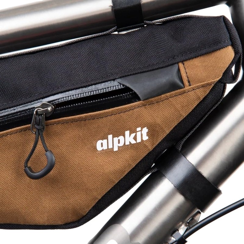 Alpkit Bilbie Weatherproof 1.5 Litre Half-Length Frame Bag (Panther Black)