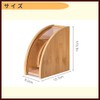 ideamall Bamboo Cone Coffee Filter Case Stand Holder with Lid