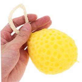 VICASKY 6pcs Mixed -shaped Bath Scrubbers Natural Massage Sponge for Body Exfoliation Safe Lightweight and Compact Shower Sponges for Home and Travel