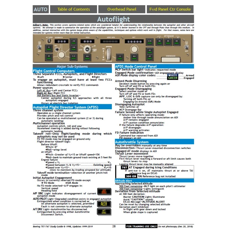 Boeing 757-767 Study Guide (Rick Townsend Study Guides) by Rick