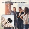 BFSYRR Dart Flights, Dart Flights and Stems, 8 Pack Black