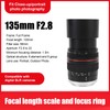 135mm F2.8 Telephoto Lens Alloy Optical Glass Full Frame Large