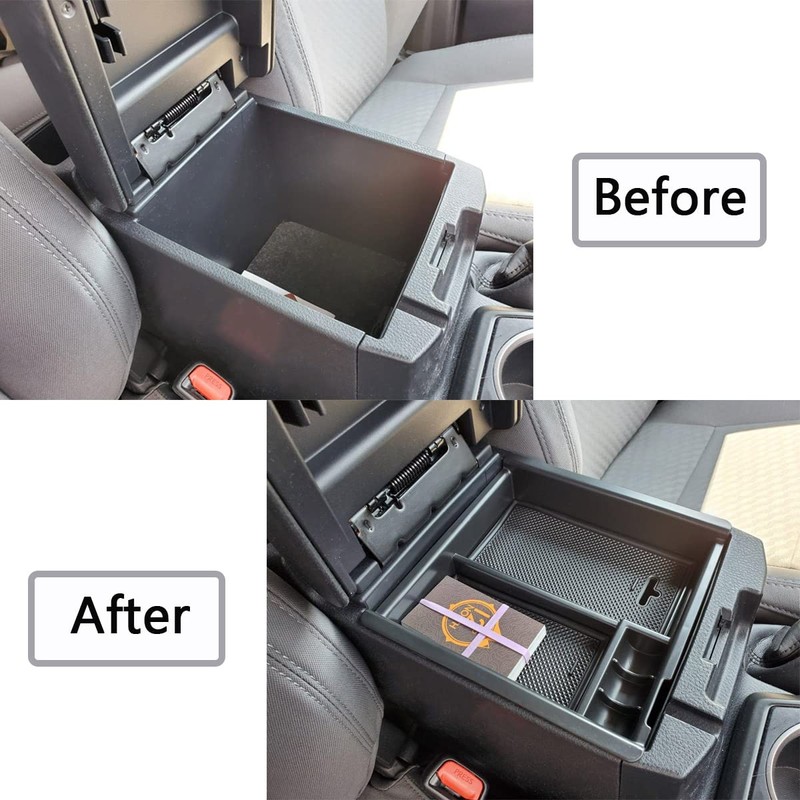 EDBETOS Center Console Accessory Organizer Compatible with Toyota Tacoma 2016-2019