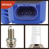 A-Premium (Blue) Set of 8 Ignition Coil Pack and Iridium