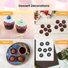 NUOMI 1 Inch Super Mini Paper Baking Cups Cupcake Liners