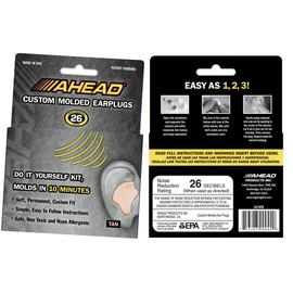 Ahead Custom Molded Earplugs Tan