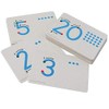 Constructive Playthings Kids Touch and Trace Number Learning Cards, 30