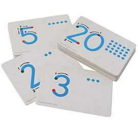 Constructive Playthings Kids Touch and Trace Number Learning Cards, 30 pcs., Multicolor