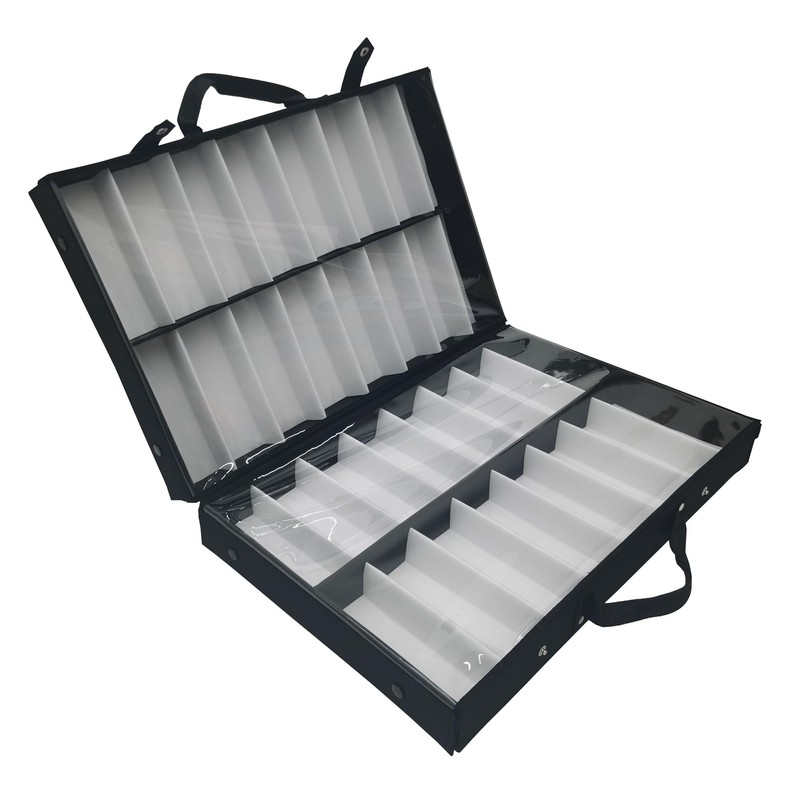 INTSUPERMAI Eyeglasses Storage Organizer 32 Slots Sunglasses Eyeglasses Display Case