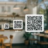 QR Code Sticker/Sticker | Adjust and Change Link at Any