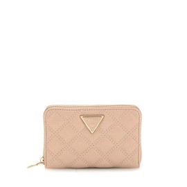 GUESS Giully SLG Zip Around Wallet Light Beige, light beige