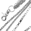 UNIQSUM Simple Slim Triple wallet chain Swivel Trigger snap Lightweight