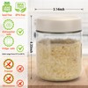 EONJOE 4-Pack Overnight Oats Containers with Lids 16oz Glass Mason