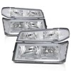 M-AUTO Headlights Assembly Compatible with 2004-2012 Chevy Colorado GMC Canyon,