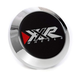 Circuit Performance XXR Wheels Center Cap Chrome/Black CAP-654C-BK-EMB Compatible with 527, 530, 531, 532, 535, and 969 Style Wheels