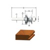 Bosch Vermont American 23138 3/16-Inch Carbide Tipped Edgebead Router Bit,
