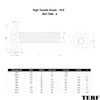 TERF® M4 X 16mm Flange Hex Socket Cap Button Head