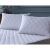 Emporiah Waterproof Quilted Pillow Protector Pad, Super Soft, Breathable and