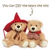 Quaakssi Quaakssi Teddy Bears Bulk 5 Packs 13.5 Inches Small