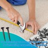 Therwen 1lb Upholstery Tacks Carpet Tacks Bulk Black Box of