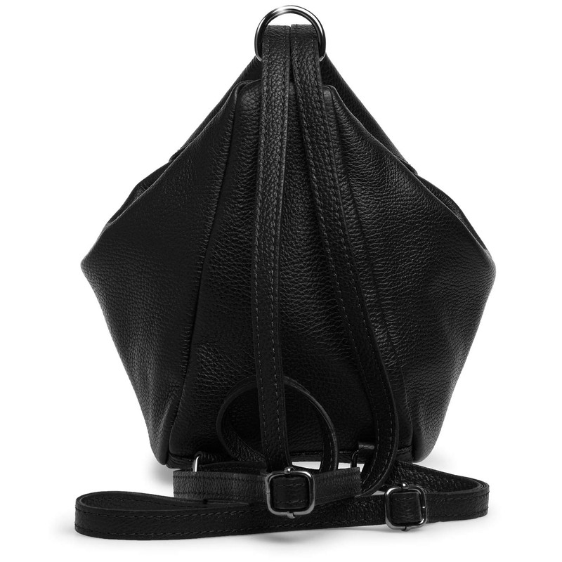 Caspar TL788 Stylish 2 in 1 Leather Backpack Shoulder Bag