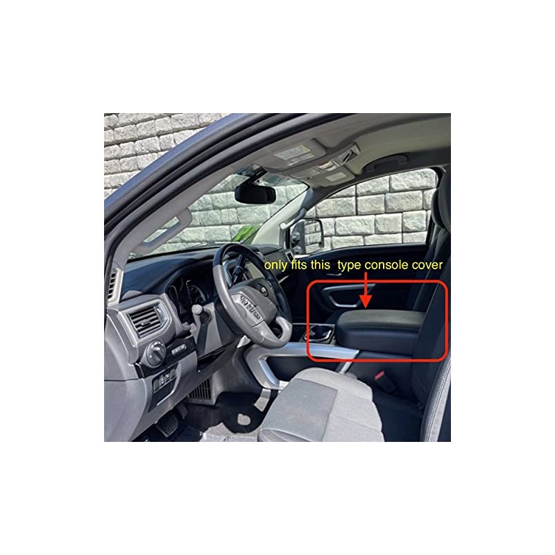 Auto Console lid armrest Cover for Nissan Titan (No Fold