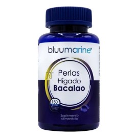 Hígado De Bacalao 150 perlas 450 mg c/u Bluumarine Anahuac
