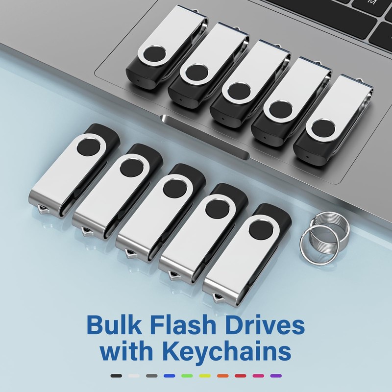 WOOOLKEN USB Stick 32 GB Pack of 20 High Speed