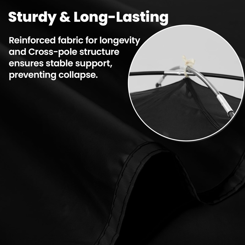 KNOCLOC Blackout Twin Bed Tent for Kids, CPC Certified Bed