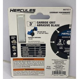 Hercules HA71C-1  3" Carbide Grit Abrasive Blade
