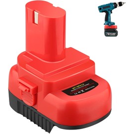 for Makita 18V to 12V Battery Adapter, Converter for Makita 18V BL1830 BL1850 BL1860 BL1840 Lithium Battery Convert into for Makita 12V/14.4V 1220 1222 PA12 NI-Mh Battery