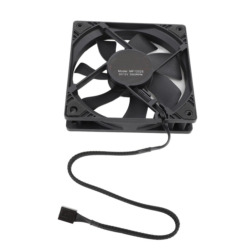 12V PWM Fan 800‑3000RPM 132CFM High Speed MFDB Bearing Silent