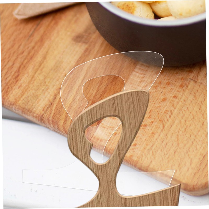 Operitacx Acrylic Charcuterie Board Handle Template Durable Cutting Board Tracing