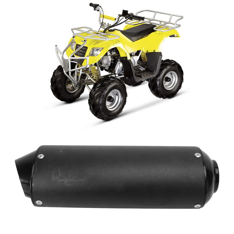28mm Exhaust Muffler Silencer Pipe With Clamp Fit For 110cc