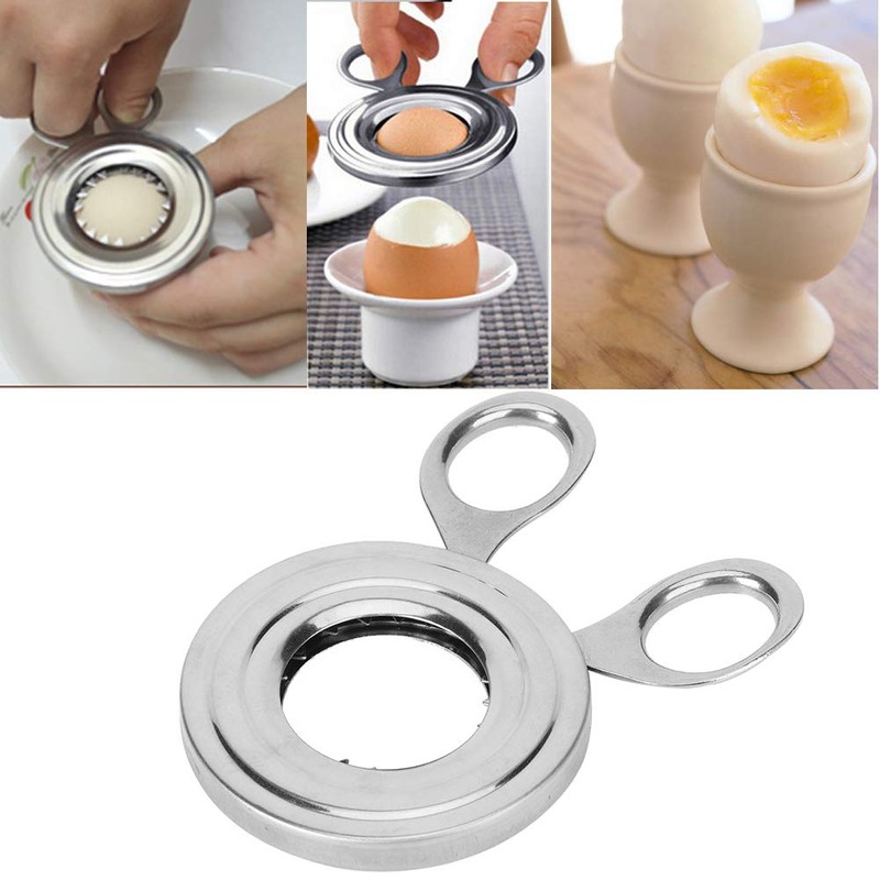 Egg Lid Cutter Stainless Steel Egg Topper Egg Cutter for