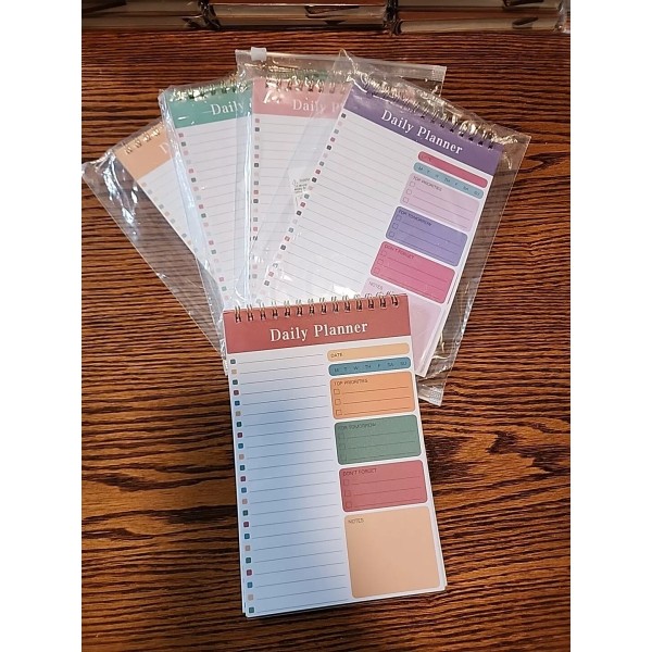 Daily Planner To Do List Notebook 5.2" X 7.9" 30