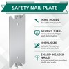 100 PCS Nail Plates for Wood Studs 1.5 x 4