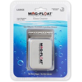 Mag-Float Large Glass Floating Algae Scraper 350 w/Scraper Blade Attachment | Magfloat Magnetic Fish Tank Cleaner | Magnet Scrubber Brush Cleaning Tool for Aquarium