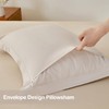 MIOTO Oversized King Duvet Cover 120x98-3 Pieces Prewashed Cotton-Like Extra