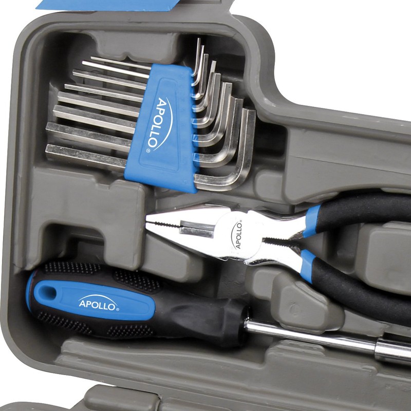 Apollo Tools Original 39 Piece General Household Tool Set in