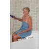 Carex Compact Shower Stool - Adjustable Height Bath Stool and