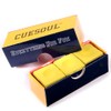 CUESOUL 3 PCS Billiard Chalk, Snooker Cue Chalk (Yellow)