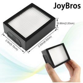 JoyBros Replacement Filter for iRobot Roomba e5 e5154 e6 i7 i7+ i7156 i1 i3 i4 Combo i5 + J5 + i8 Air Filter HEPA (Not for Combo J7+/J9+) Replacement Parts (Pack of 8)