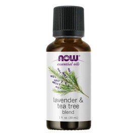 Lavender & Tea Tree 6:4 Essential Oil, 1.0 fl oz (30 ml), NOW Essential Oil (Aroma Oil Tea Tree)