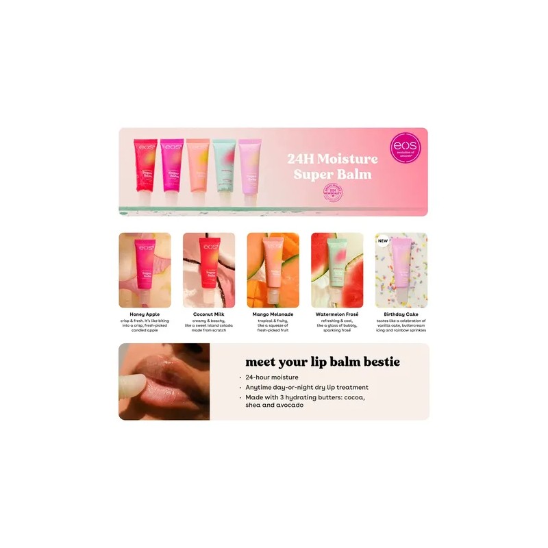 EOS Super Balm 24 Hrs Moisture 5 Pack (10ml C/u)