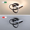 EIDISUNY LED Ceiling Light Interweave Modern Creative White Black Ceiling
